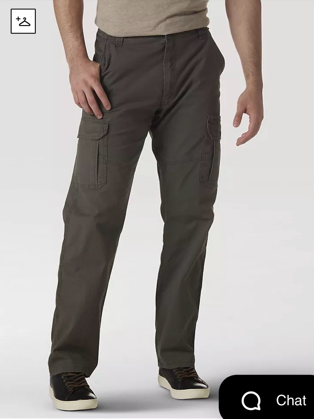 Wrangler Men's Cargo Pants in Black, Tan, Gray (3pair) - Picture 3 of 5